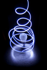 Light encircle a bulb