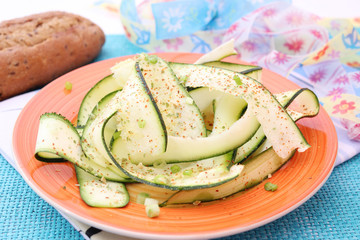Zucchinistreifen