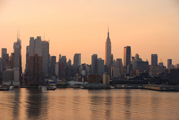 Fototapeta premium Panoramę Manhattanu, Nowy Jork