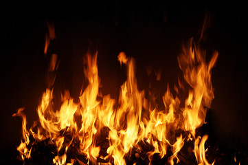 Fototapeta na wymiar Palenie ognia, mogą być używane jako tło