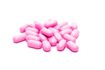 Obraz na płótnie Canvas Pink pills