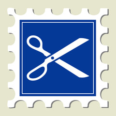 Scissor Sign Stamp