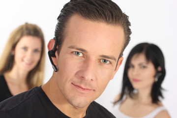 headset - communication group of people