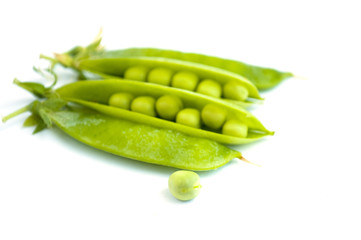 Green peas pods