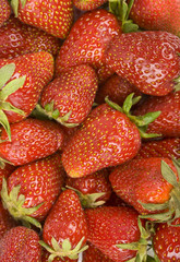 Strawberries background