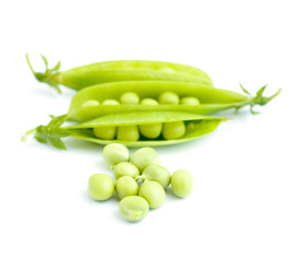 Green peas pods