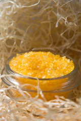 Yellow sea salt bath