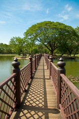 The Bridge at sukothai historical park