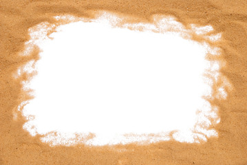 Sand frame