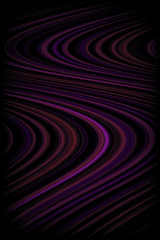 Geschwungene farbige Streifen