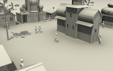 russian town