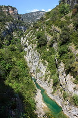vista de cañon de añisclo, pirineos