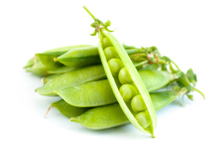 Green peas pods
