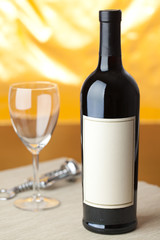 bottle of red wine