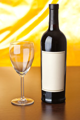 bottle of red wine