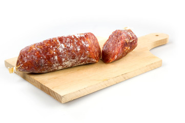 salame calabrese su tagliere