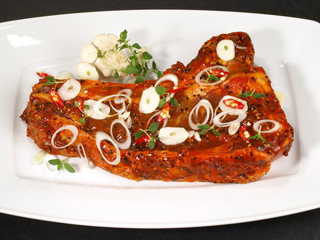 Steak marinieren