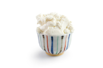 ciotola con ricotta