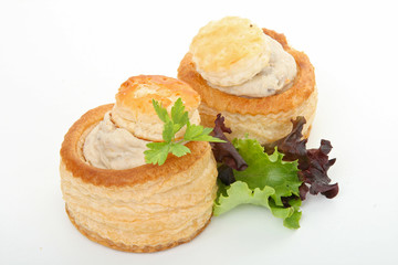 vol au vent, bouchees a la reine
