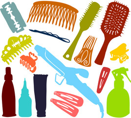 Set of a hair-stylist accessories B