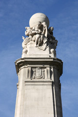 Fototapeta na wymiar Madrid - Plaza Espana monument