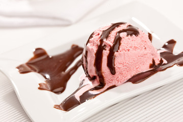 strawberry ice-cream