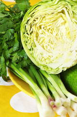 Obraz premium Green vegetables