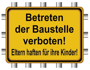 Betreten verboten