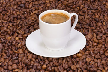 coffee and beans
