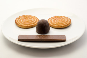 Chocolates and biscuits