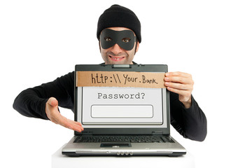 Password thief (phishing) - obrazy, fototapety, plakaty