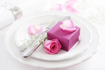 Romantic Place Setting