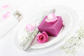 Romantic Place Setting