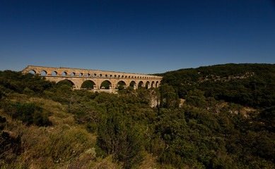 Fototapeta premium Le Pont du Gard, Aqueduc Romain