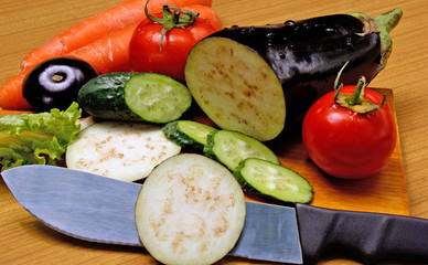 appetizing light vegetables snack