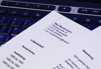 Bewerbung schreiben