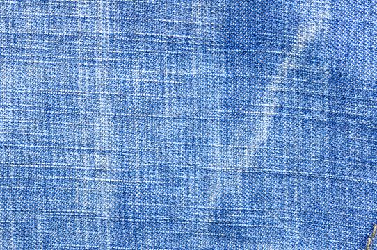 Highly detailed blue jeans texture
