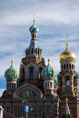 Fototapeta na wymiar Kościół Krwi w Petersburgu