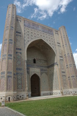 Fototapeta na wymiar Ouzbekistan-Mosquée-Porte Monumentale-