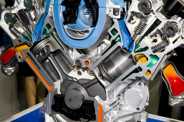 automobile cylinder block
