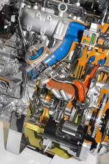 Fototapeta premium automobile engine