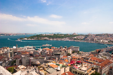 Fototapeta na wymiar Blick über Istanbul
