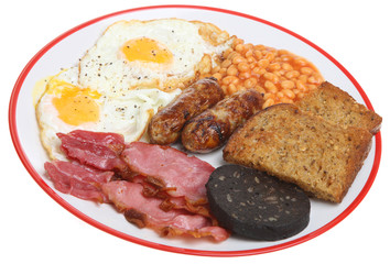 Full English Fried Breakfast