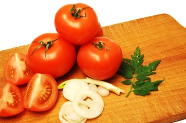 rote, pralle Sommertomaten