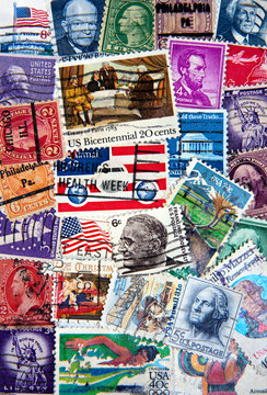 american postage stamps