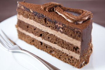 Cocoa cream cake