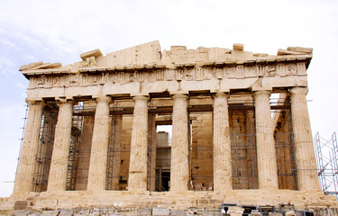 Obraz premium The Parthenon, in Athens Akropolis, Greece