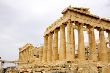 Obraz premium The Parthenon, in Athens Akropolis, Greece