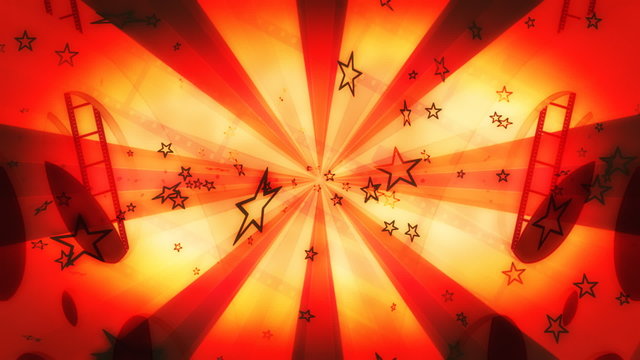 Retro Film Looping Animated Background