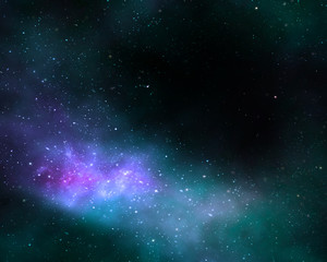 Obraz na płótnie Canvas deep space cosmos nebula galaxy